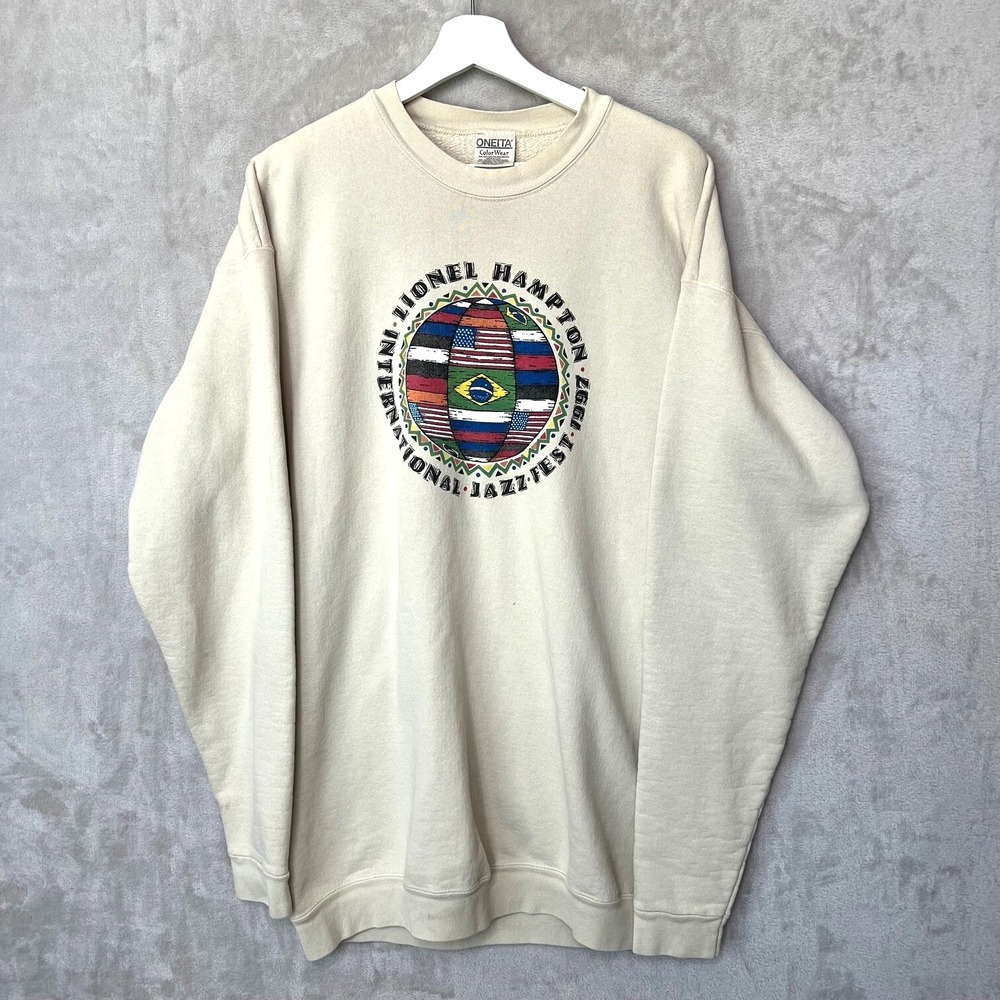 Vintage Lionel Hampton Jazz Festival 1997‎ Crew Neck Made in USA XL